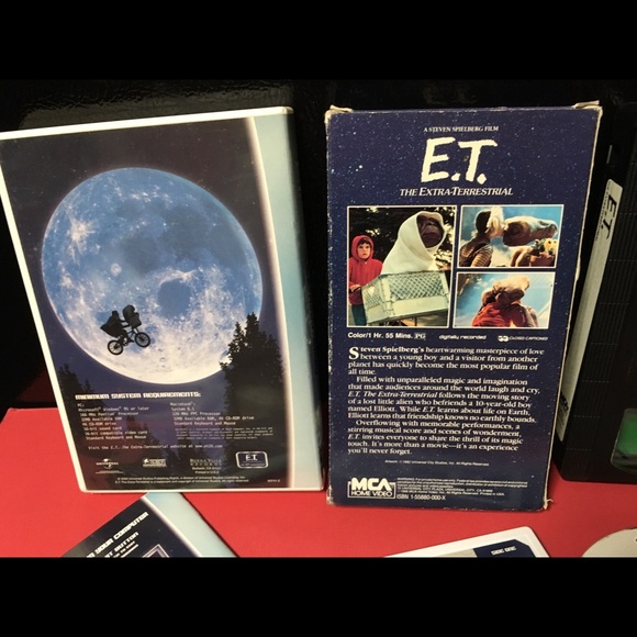 E.T. Extra Terrestrial VINTAGE 80s VHS, Read Along CD, Tape - Picture 10 of 10